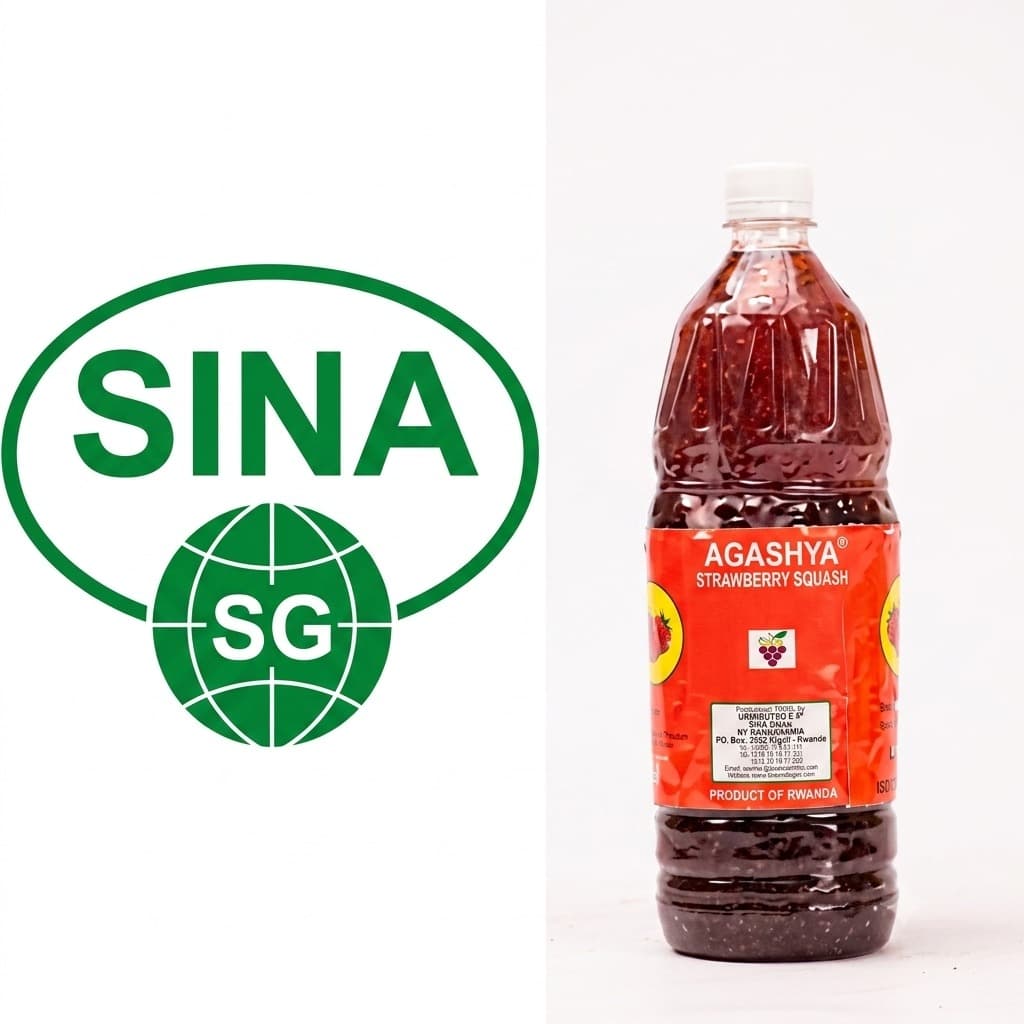 Agashya strawberry squash 1L