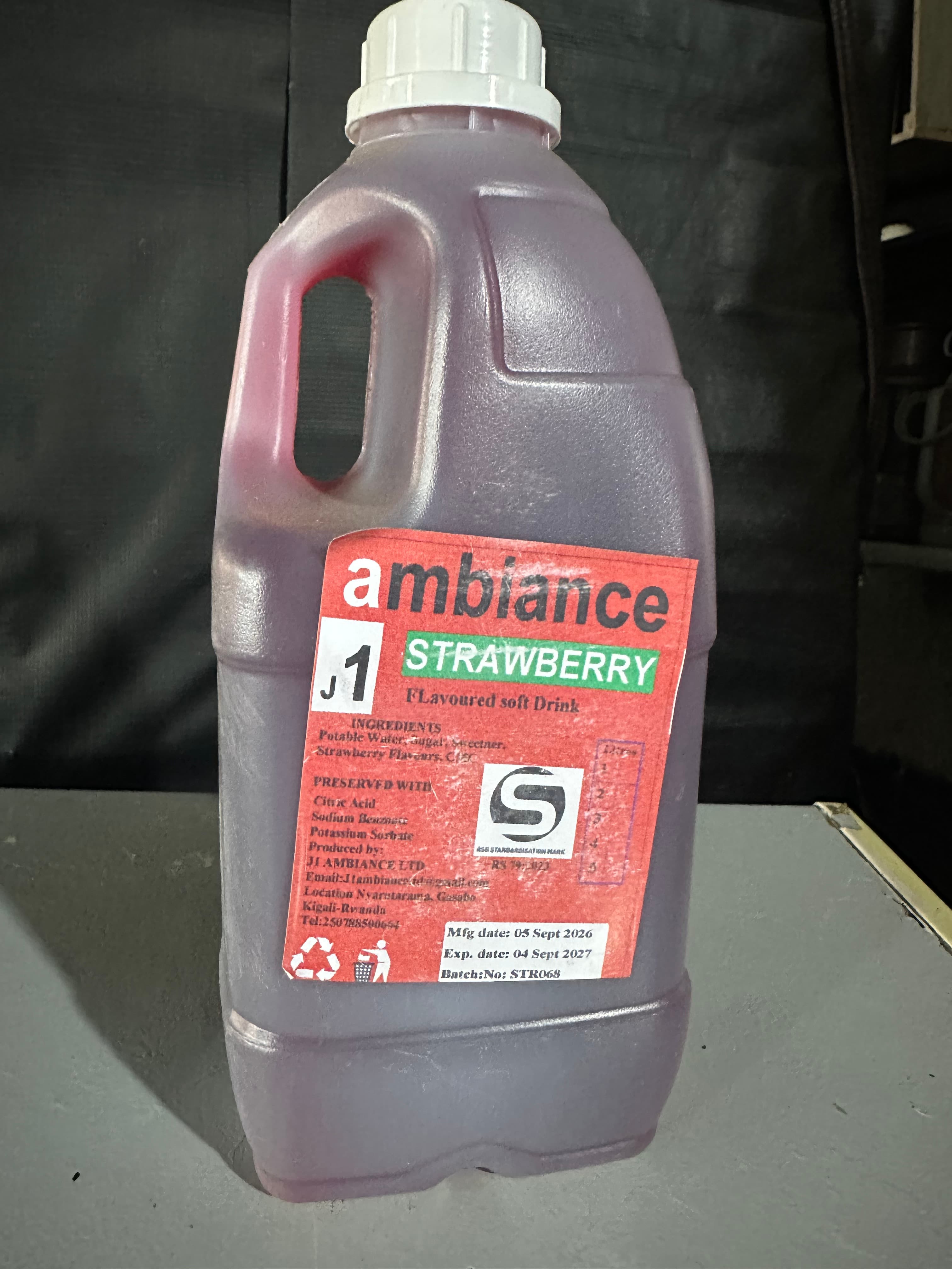 Juice ambiance Strawberry (2L)